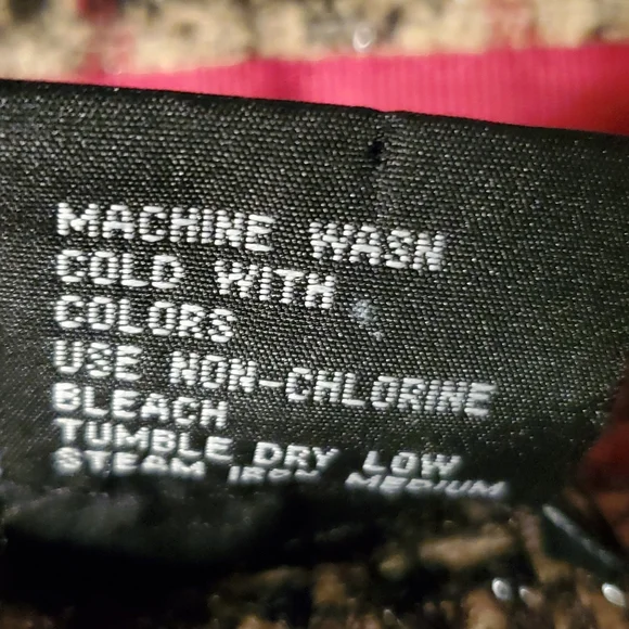 Robert Lewis Womens Large Tan Beige & Red Suit Jacket Silver Glitter Plaid - Picture 4 of 8